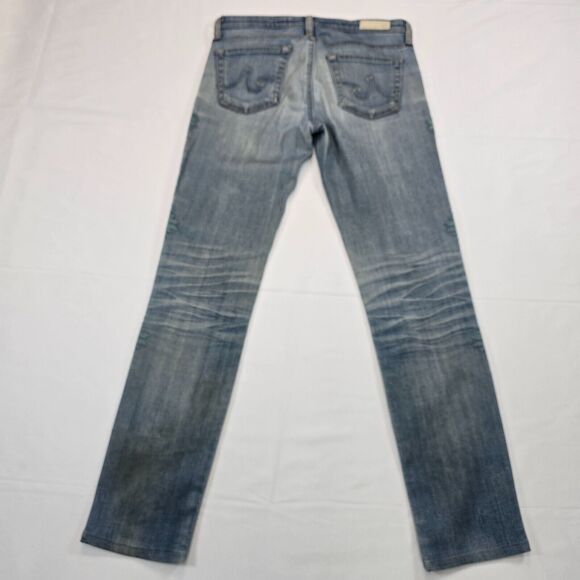 Adriano Goldschmied Women's Blue Denim The Stilt Cigarette Leg Jeans Size 26 - Picture 2 of 15